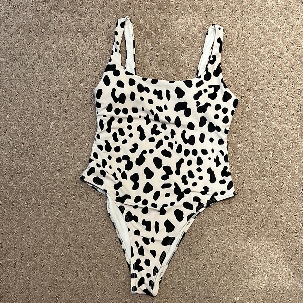 animal print one piece 🖤